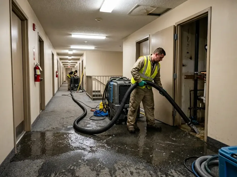 multi-unit-apartment-hallway-f-005 — frequently asked questions, Emergency Burst Pipe Water Extraction & Removal in Dodge Ce…